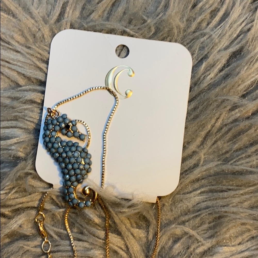Charming Charlie seahorse necklace